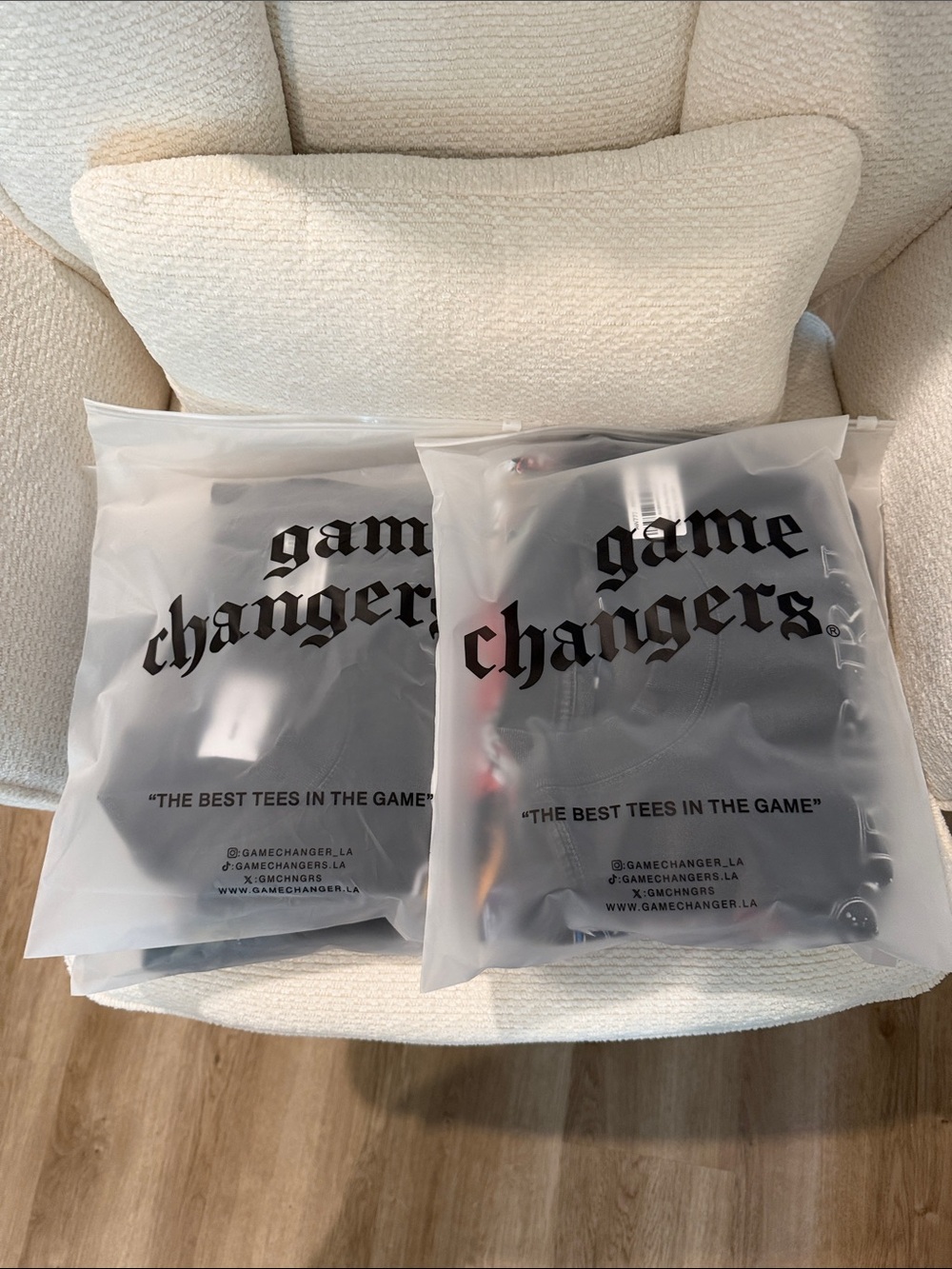 Lot of 4 brand new Men’s Game Changers Tees